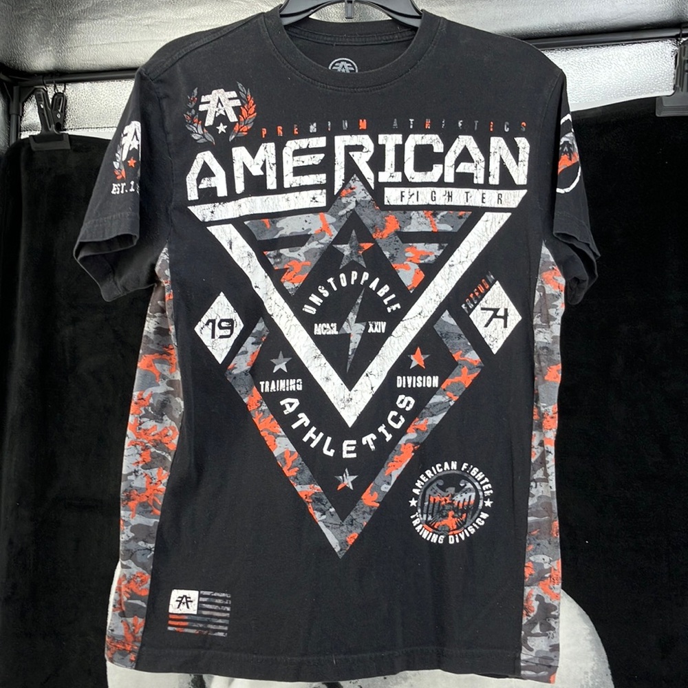 AFFLICTION AMERICAN FIGHTER graphic t-shirt